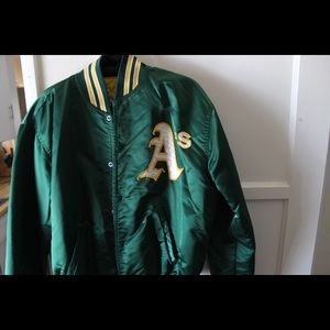 Oakland A’s, Athletics Satin Starter Jacket